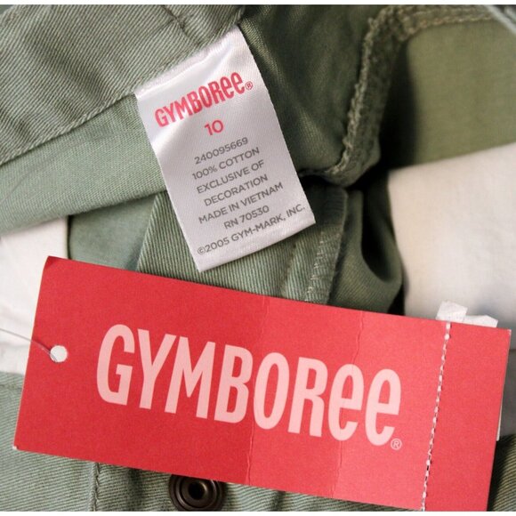 2006 Gymboree Freshly Picked Green Skorts Ribbon Flowers Lace trim Adjustable Wa - Picture 5 of 5